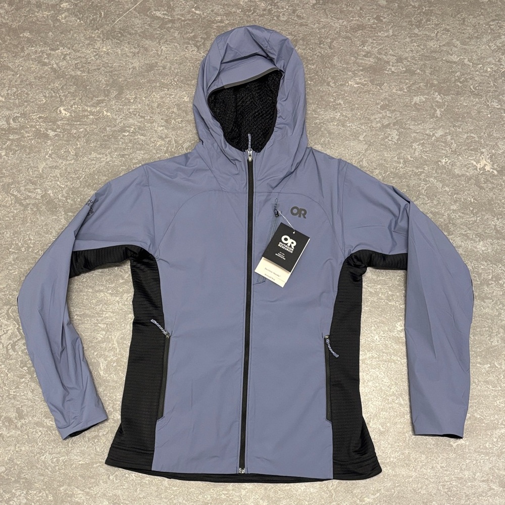Last chance! Outdoor Research Women's Deviator Hoodie Summit Black Medium NWT